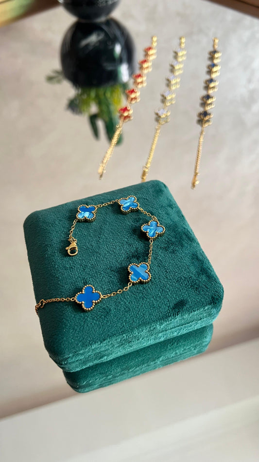 van cleef blue gold